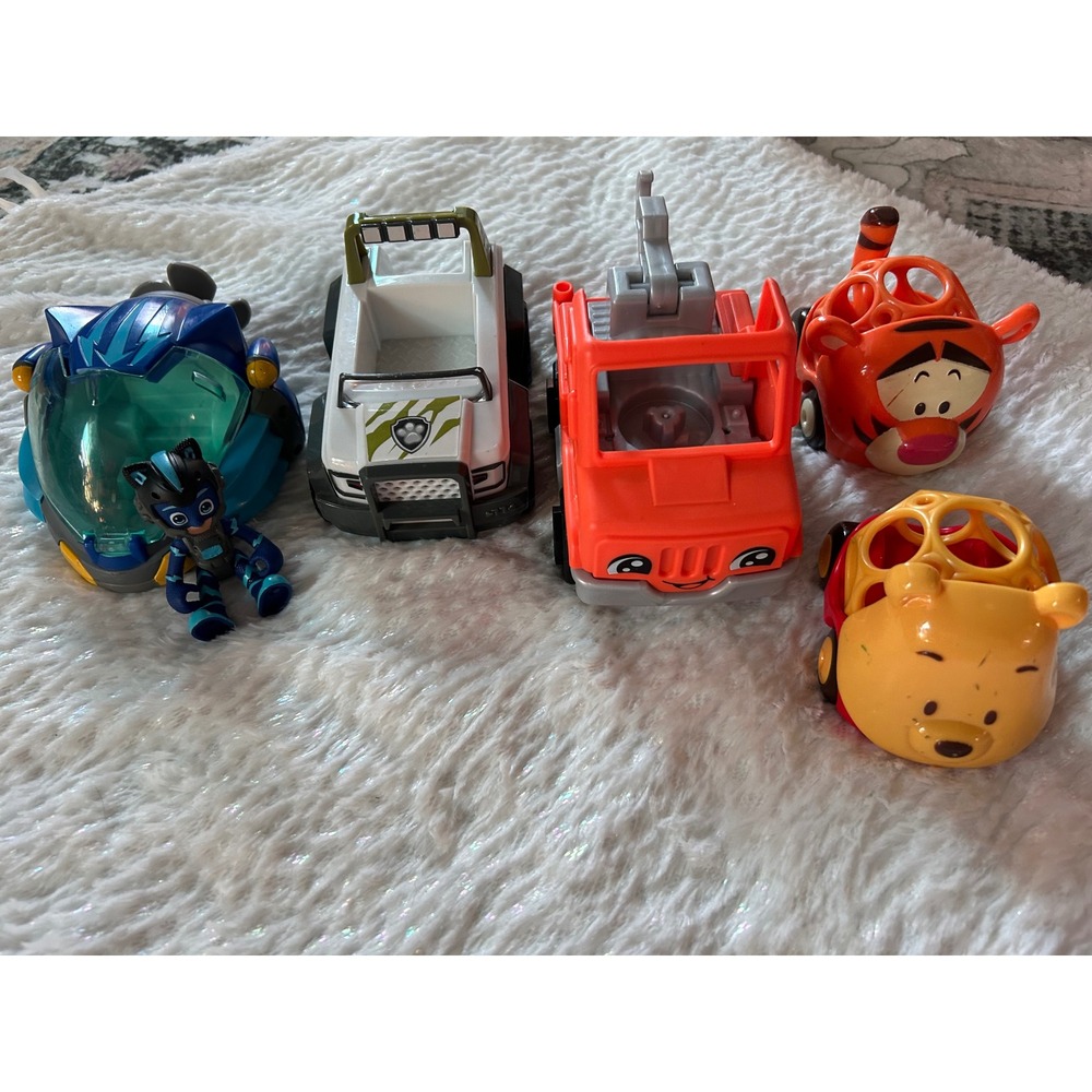Toy vehicle lot paw patrol fisher price and others